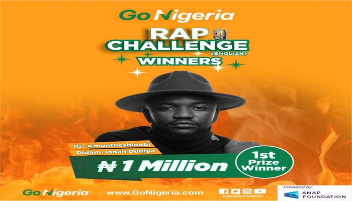 Winners emerge in the GoNigeria English Rap Challenge